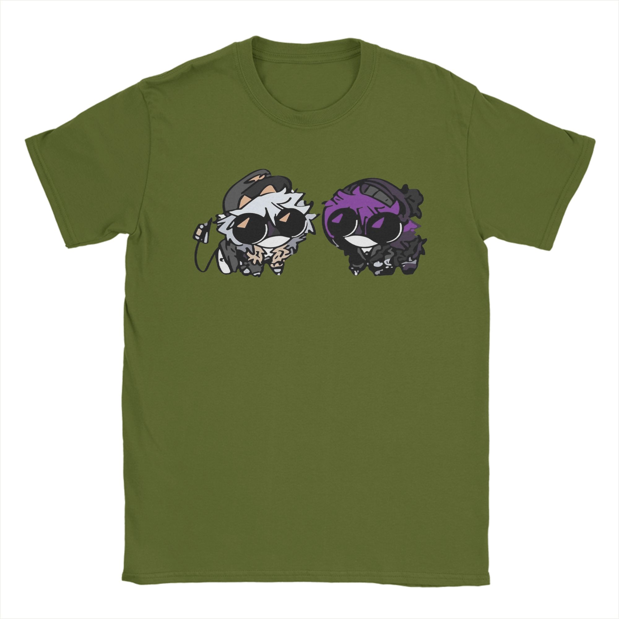 

Murder Drones Men s T Shirts Funny Tees Short Sleeve Crewneck T-Shirt Pure Cotton Summer Tops 4XL