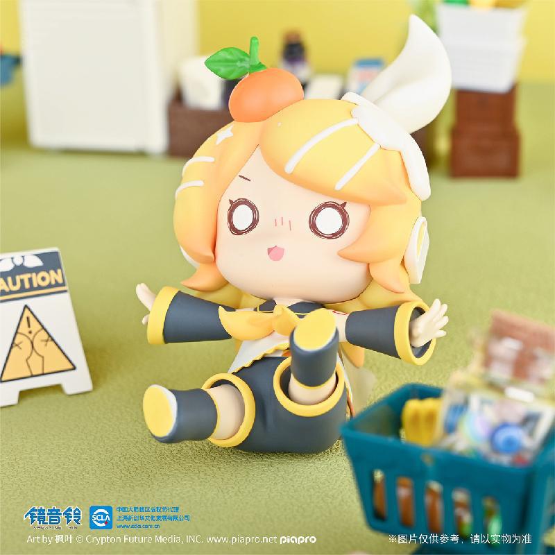 Hatsune Miku Animation Game Peripheral Toys Fall Over Q-Version Anime Figures Action Model Collection Kaito Meiko Lin Len Luka