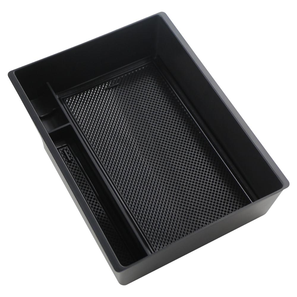 

For Isuzu D-Max DMAX 2025 MUX Car Center Console Organizer Tray Interior Armrest Insert Secondary Storage Box Black чорний