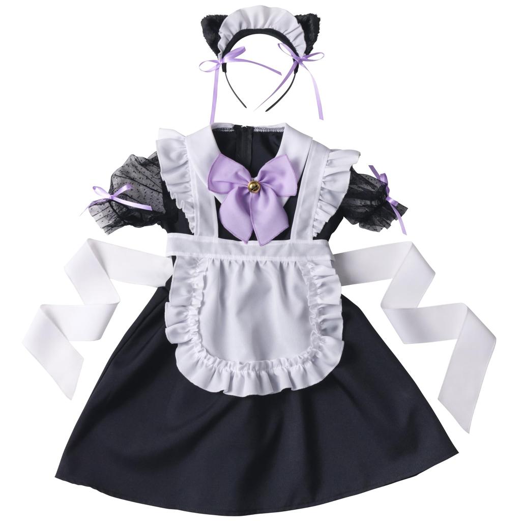 Clearstone Cosplay Mao Maid Kids 140cm Black Girl's