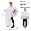 Halloweenový Pár Žertovný Kostým z Toaletního Papíru pro Cosplay