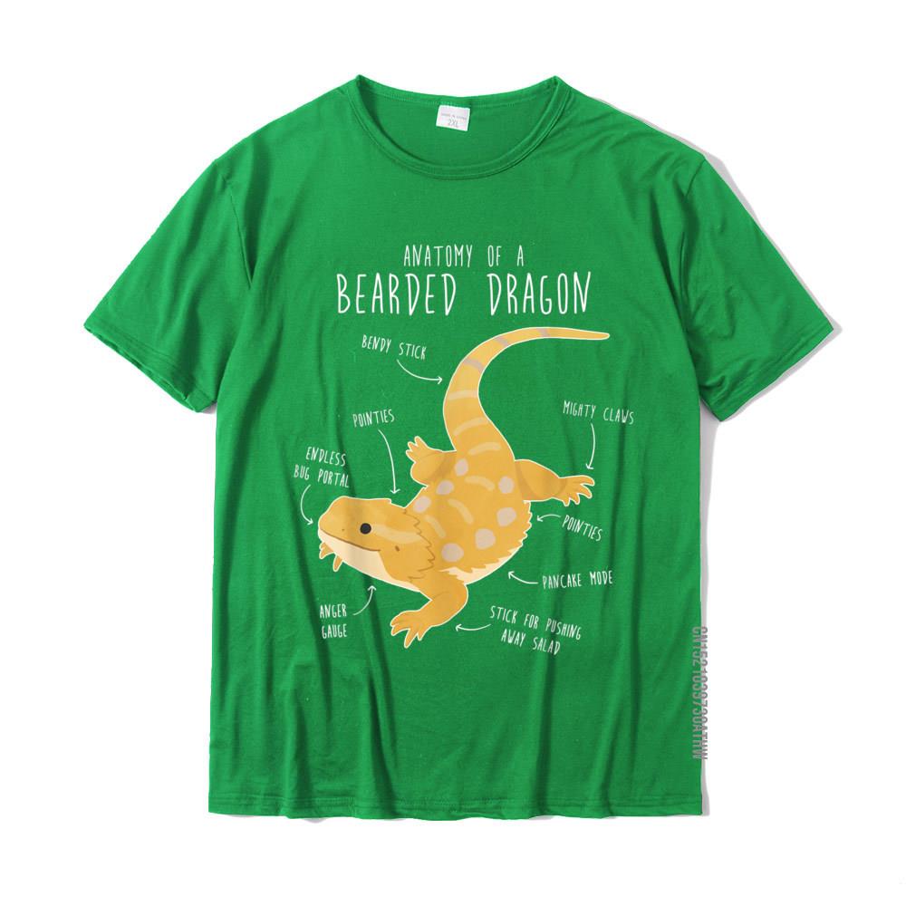 Anatomy Of A Bearded Dragon Funny Pet Reptile Lizard Lover Tshirt Cotton Tops Shirt For Adult Cool Tshirts Printing Rife