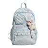 Schoolbag Backpack College Style Large Capacity Middle School Student School Bag Korean Junior High School High Value Girls Backpack Travel 