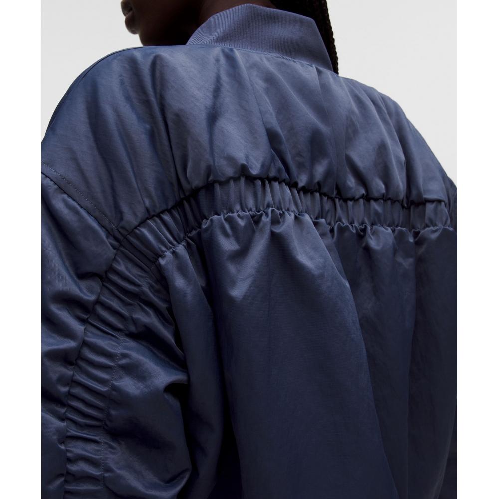 Lululemon Insulated Ruched Bomber Jacket Night Sea