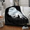 1pc Harry Potter Flannel Throw Blanket - HD Printed Lightweight Soft Warm All-Season Blanket for Sofa, Bed, Travel, Camping 013
