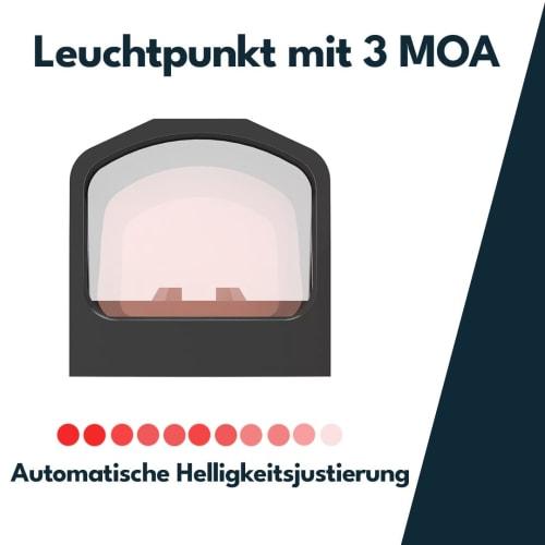 Vector Optics SRD 1x20x25 RDSL33 VictOptics [2025 Model] with Automatic Brightness Adjustment