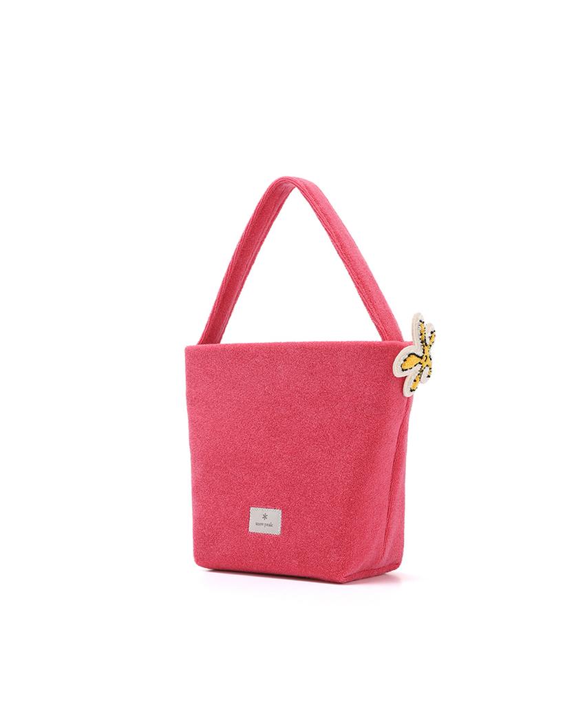 Snowpeak Apparel [Snowpeak X Hersi] Terry Mini Tote Bag (S25Mwftb79) Pink