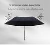 PARACHAS Compact Dual-Use Pencil Umbrella: 111g Portable Sunshade, Sunscreen, Anti-UV Protection