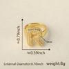 26 Letter Open-Ended Zircon Ring INS Minimalist Series Gift For Friends