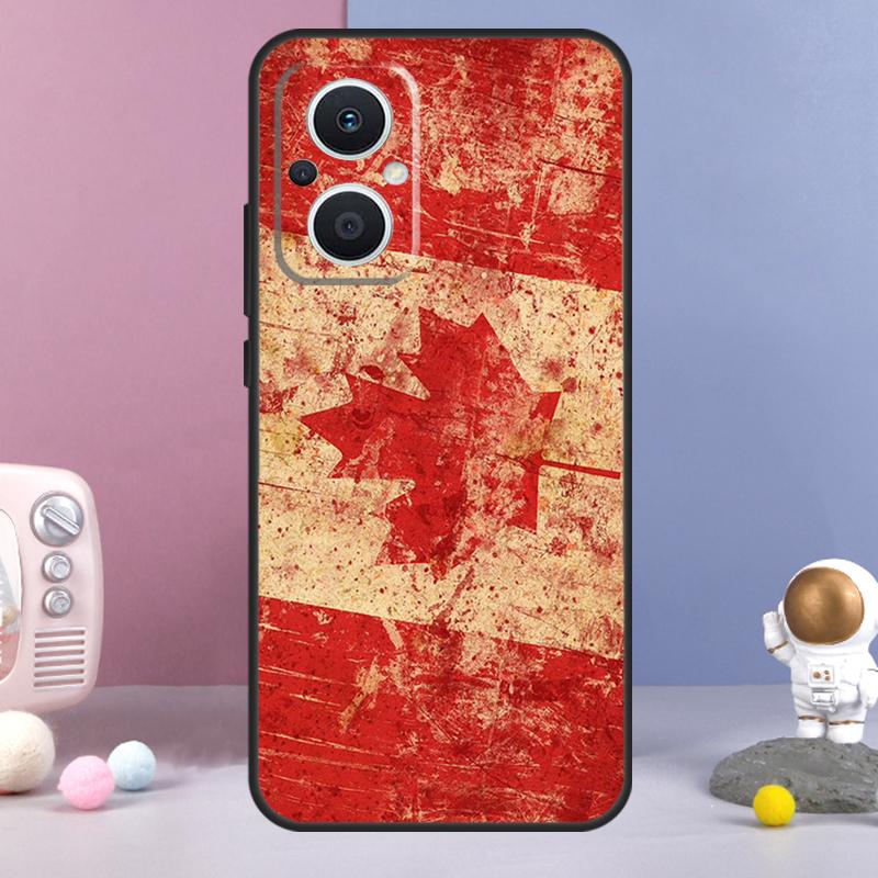 Canada Canadian Flag Funda For OPPO Reno 12 F 11F 13F 14F 10 11 13 14 Pro 7 8 Lite OPPO Find X9 X6 X5 X8 Pro Case