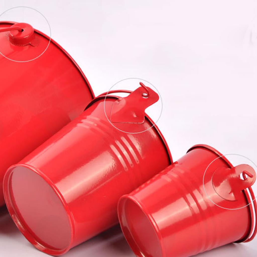 3 szt. Mini Metalowe Wiaderka z Uchwytami na Upominki na Przyjęcie Wiaderko na Lód Dekoracja Ślubna Cynowe Wiaderka Doniczki Ogrodowe Donice