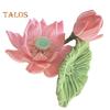 Chenille Stems DIY Kit Pipe Cleaners Lotus Flower And Leaf Twist Stick Craft Set Bendable Crafting Sticks for Making Mother's Day Birthday Gifts