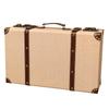 Valigia baule in pelle stile europeo vintage e organizer per la casa