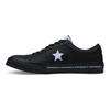 Converse One Star Color Block Splicing Non-Slip Wear-Resistant Low-Top Skate Shoes Unisex Sneaker Black White 159721C
