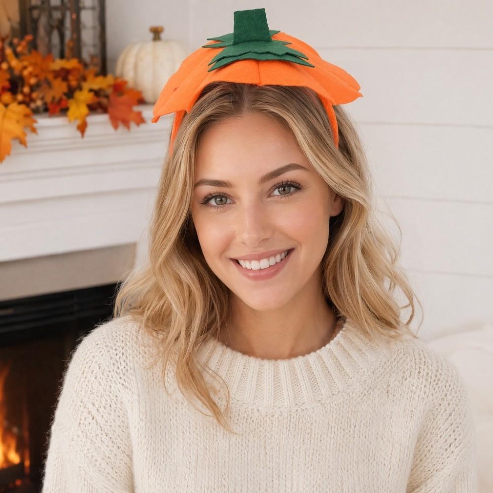 Vegetables Halloween Pumpkin Headband Pumpkin Ghost Festival Headpiece Cosplay Events