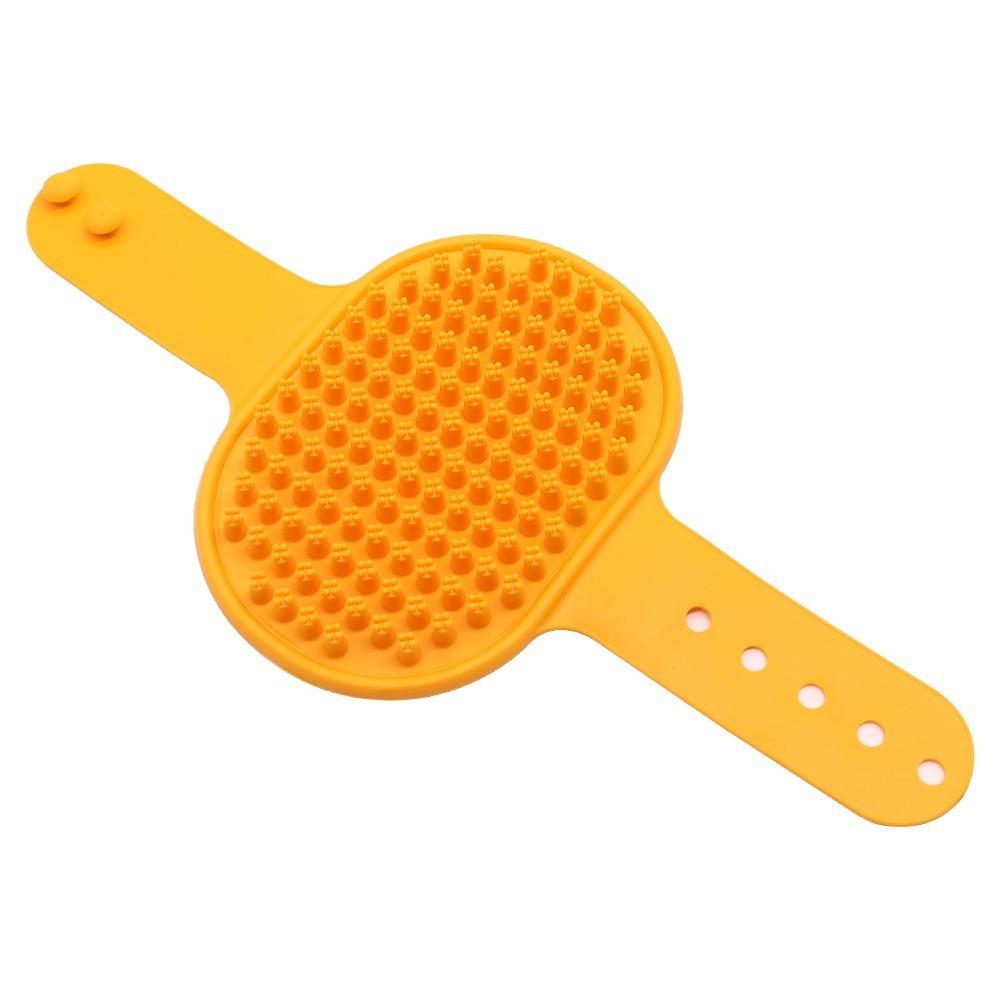 New Multifunctional Soft Rubber Dog Brush Hair Fur Removal with Grip Cat Bath Brush Massage Brush Pet Accessories