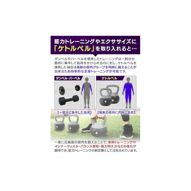 KaRaDaStyle Soft Kettlebells, 2kg, 4kg, 6kg, 8kg, 10kg, 12kg, 14kg, and 16kg Capacity Set, Wide Handles for Easy Grip, Training, Soft Kettlebells,