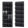 The organizer of the shoe storage bag wall 24 bag rack has clothes and shoe pendants installed on the back wall door toy storage