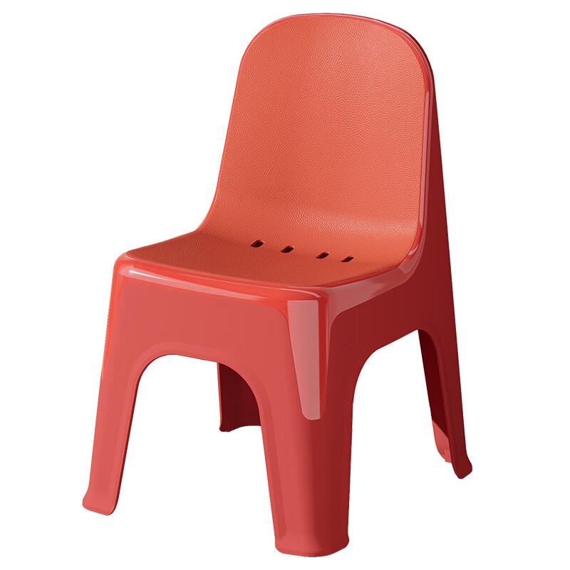 Children's Thickened Plastic Stool with Backrest