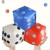 1pc Giant Inflatable Dice with Pump - Jumbo Party Game for Indoor & Outdoor Fun, Perfect for Family Gatherings, Summer Pool JXB