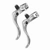 1pair Aluminum Alloy 24mm Mountain Bike Disc Brake Bar Handle   Cycling Accessory (Black)