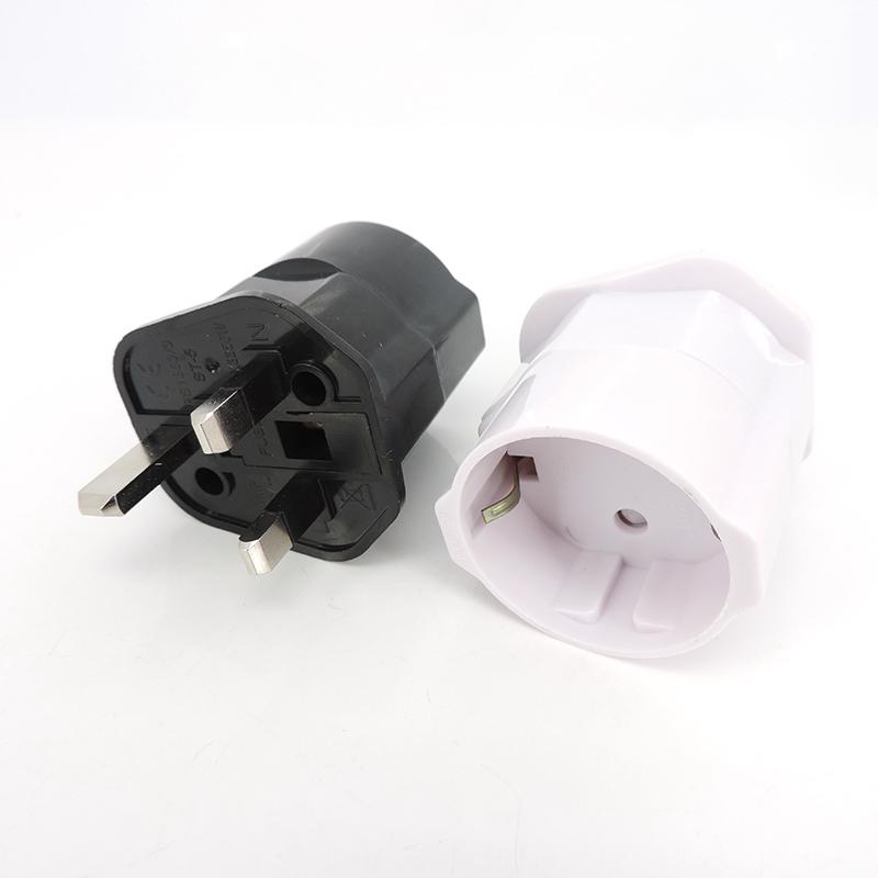 Universal-Netzadapter 13A 250V Kupfer EU Korea Deutschland Frankreich Russland nach HK UK Sicherungsstecker Singapur Malaysia Konverter