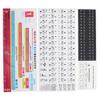 Piano Key Sticker Transparent Notation Paster 88 61 54 49 37 Keys Staff SelfAdhesive