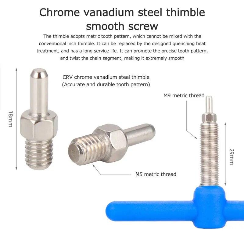 Fahrradkettenschneider-Entfernungswerkzeug aus Kohlenstoffstahl, Fahrrad-Verbindungsbrecher-Splitter, Reparaturwerkzeuge für Mountainbikes und Rennräder