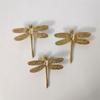 Brass Dragonfly Knob Ceramic Accessories Furniture Handle Background Furniture Accessories Wall Decoration