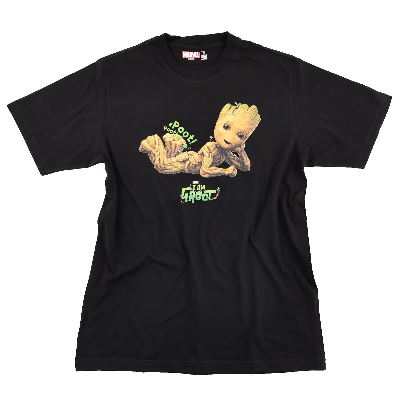 

EVERSOUL Marvel GROOT Страж Футболка, Короткий рукав, Унисекс, Черный, Размер L, Мерч с персонажем американского комикса, Подарок [Параллельный импорт]