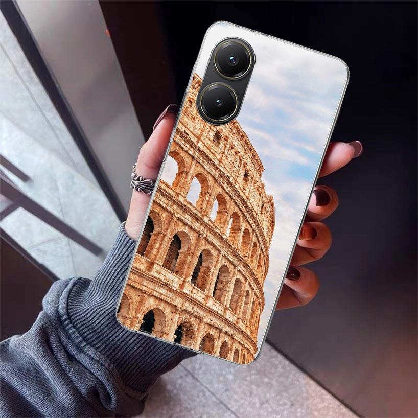 Roman Colosseum Phone Case For Xiaomi Poco X7 X6 X5 Pro F7 Ultra Redmi 15C 15 13 13C 12 12C 10 10A 10C 9 9A 9C 9T Shell Poco X7