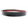 Autocollant de garniture de lèvre d'aile arrière de becquet de coffre de toit arrière de voiture souple noir universel de 1,2 m