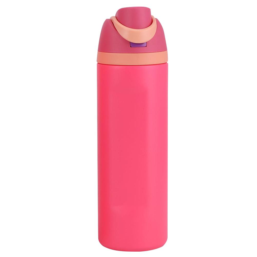 New Thermos Cup 24oz 32oz Insulated Cup Stainless Steel Space Kettle Water Bottle with Straw Vacuum Flasks for Car Outdoor Sport