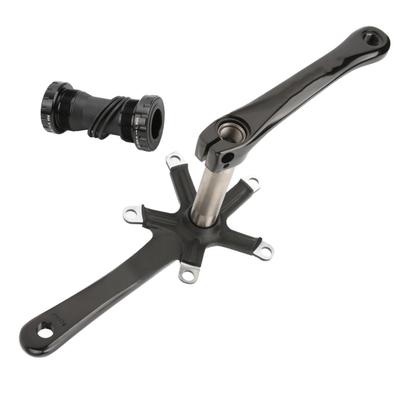 Fahrradkurbelgarnitur Aluminiumlegierung Kurbel Hochfeste Mountainbike Kurbelgarnitur mit Innenlager-Kit