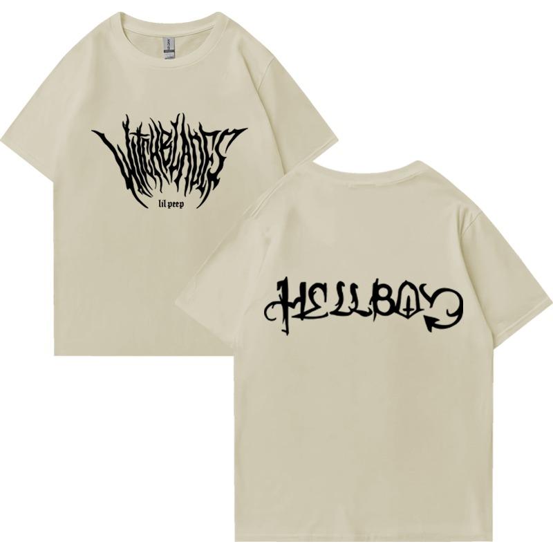 

Rapper Lil Peep Graphic T Shirts Men Women s Vintage Hip Hop Short Sleeve T-shirt Summer Street Fashion Casual Over Sized Tees 4XL