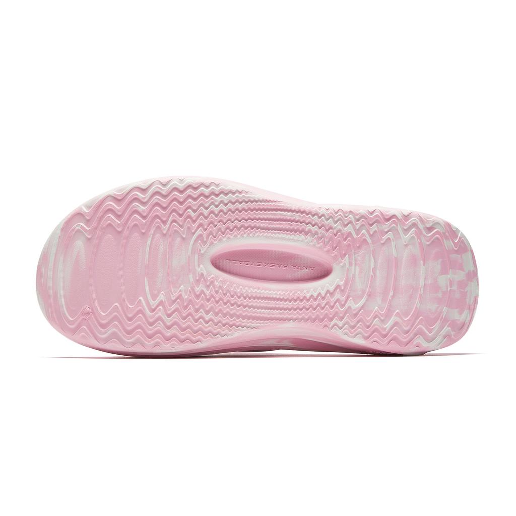 Anta Basketball Campus Summer Slide Sandals Men Footwear Pink White 912621802S-3