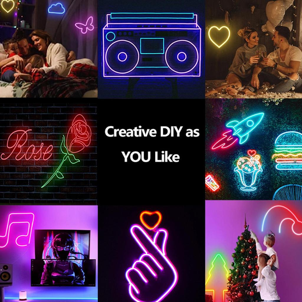 LED Strip Lights Waterproof Color Changing Music Tape 16.4 FT Waterproof LED Strips Lights For Outdoor Home Living Room Bedroom