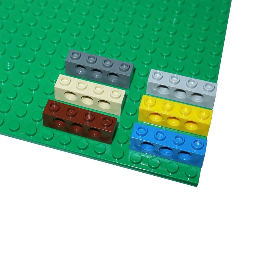 Brick 1x4 with 3 Holes MOC Technical Assemble Particles 3701 DIY Building Blocks Educational Toy for Kids