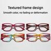 Women's Reader Eyewear Large-Frame Presbyopia Glasses Gradient-Colored Frames High-Definition Blue Light-Blocking Glasses