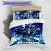 3pcs Custom Name Attack on Titan Bedding Set Duvet Cover Closure Includes 1 Duvet Cover & 2 Pillowcases for All Seasons Bedroom Decor
