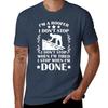 Im A Roofer I Dont Stop When Im Tired Done Roofer Tshirt Antifade Casual Tee Shirt