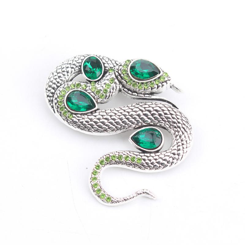 Stylish and Elegant Zodiac Animal Snake Brooch Personalized Luxury Accessory Pin Gift