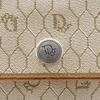 Dior Honeycomb Pattern Shoulder Bag vintage beige PVC Women Used