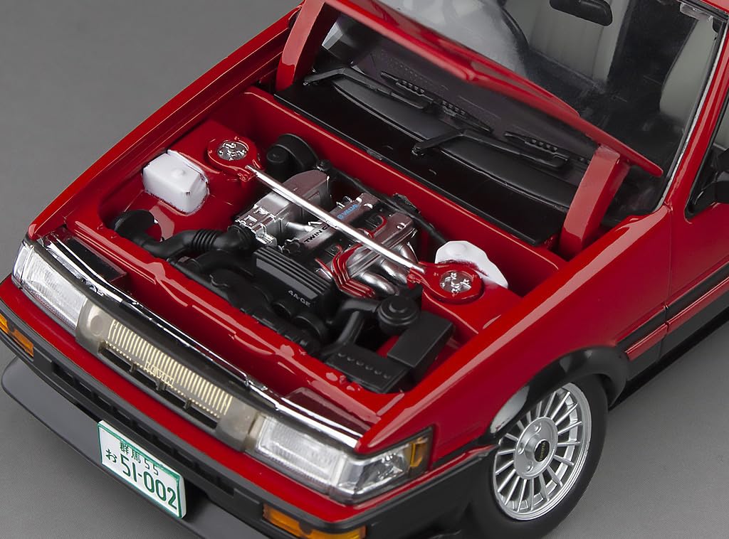 SunStar Scale Toyota Corolla Levin AE86 1985 Finished Product 1/24 Red/Black