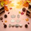 20PCS Hollow Out Leaf Piece Unfinished Wood Cutouts Maple Leaves Wooden Crafts Fall Leaves for Arts Crafts Decoration