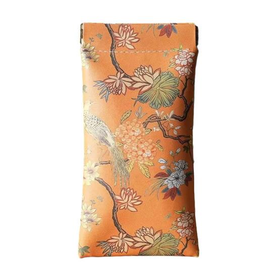 Storage Bag Faux Leather Storage Bag with Superior Detachable Metal Mechanism Automatic Opening Closing Soft Fleece Lining Durable Jewelry Organizer