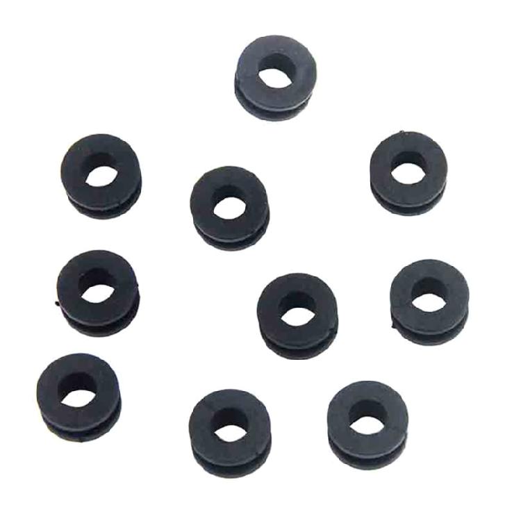 10x Rubber Side Cover Grommets Upper Tail Lower Middle Fairings Rings Nuts