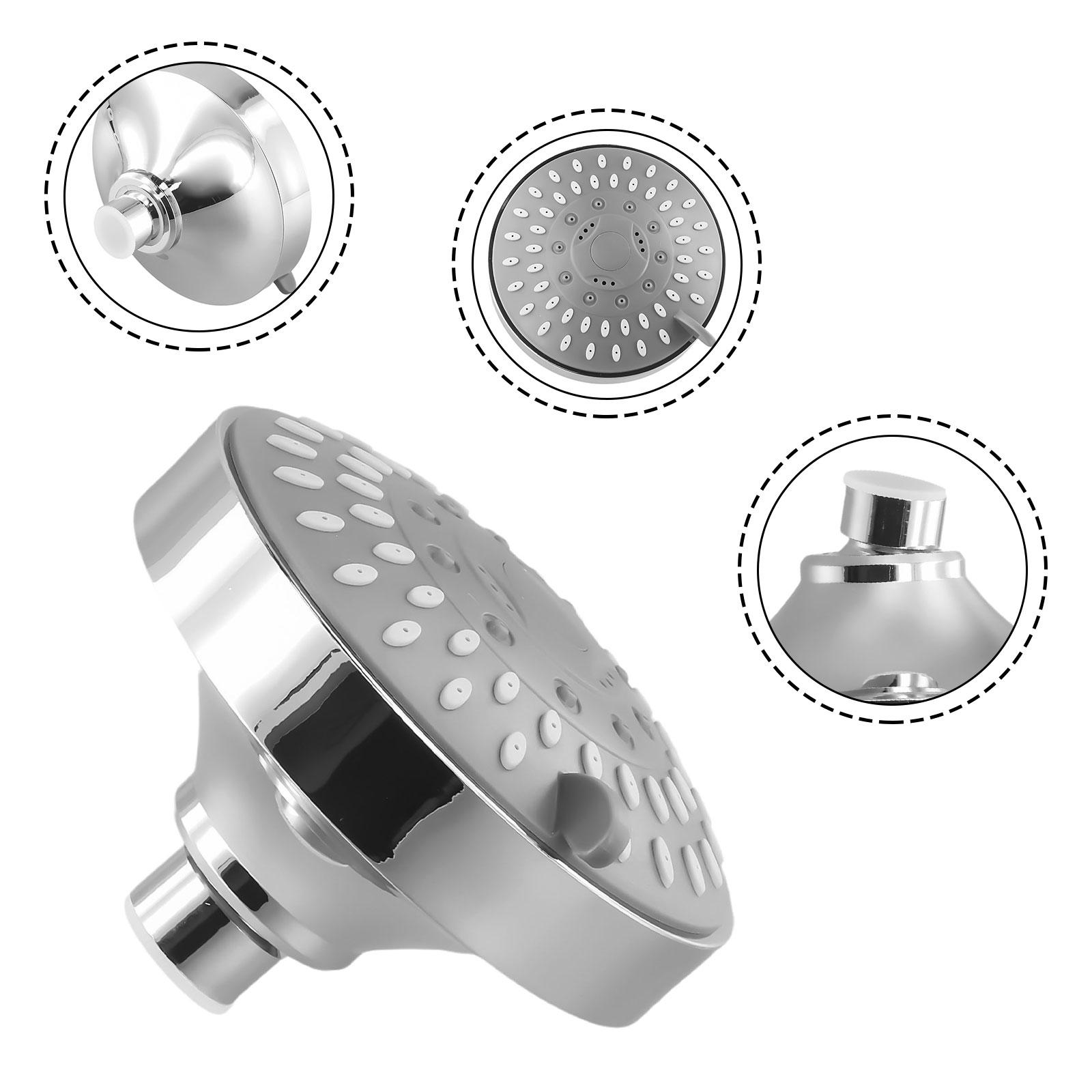 

4-inch High-pressure SPA Shower Head, Bathroom With Five Functions, Adjustable Water Volume, High-pressure Negative Ion Filter China Mainland
