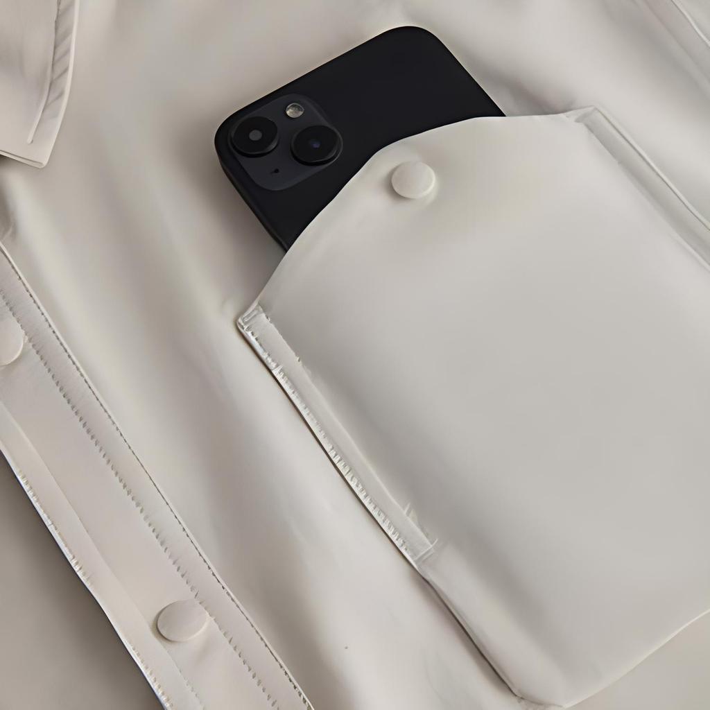 Under Armour Urban Outdoor Series Solid Color Casual Multi-Pocket Comfortable Long Sleeve Shirt Men Shirts Pinnacle-White 1389295-110