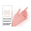 Reusable Mannequin Hand For Nails Silicone Nail Training Hand  For Salon Practice
